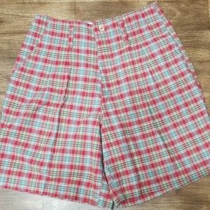 Coolest Ever Vintage High Waisted Plaid Shorts